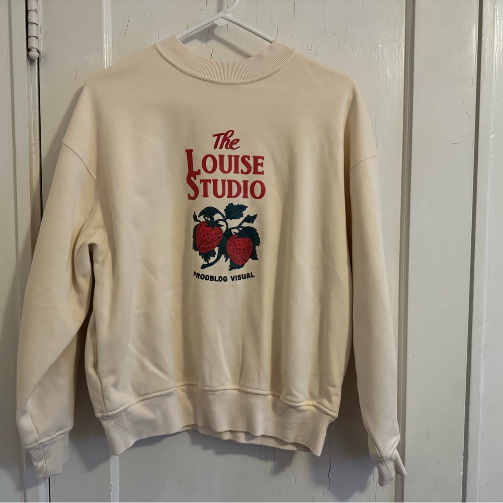 Sweatshirt with fleece inside